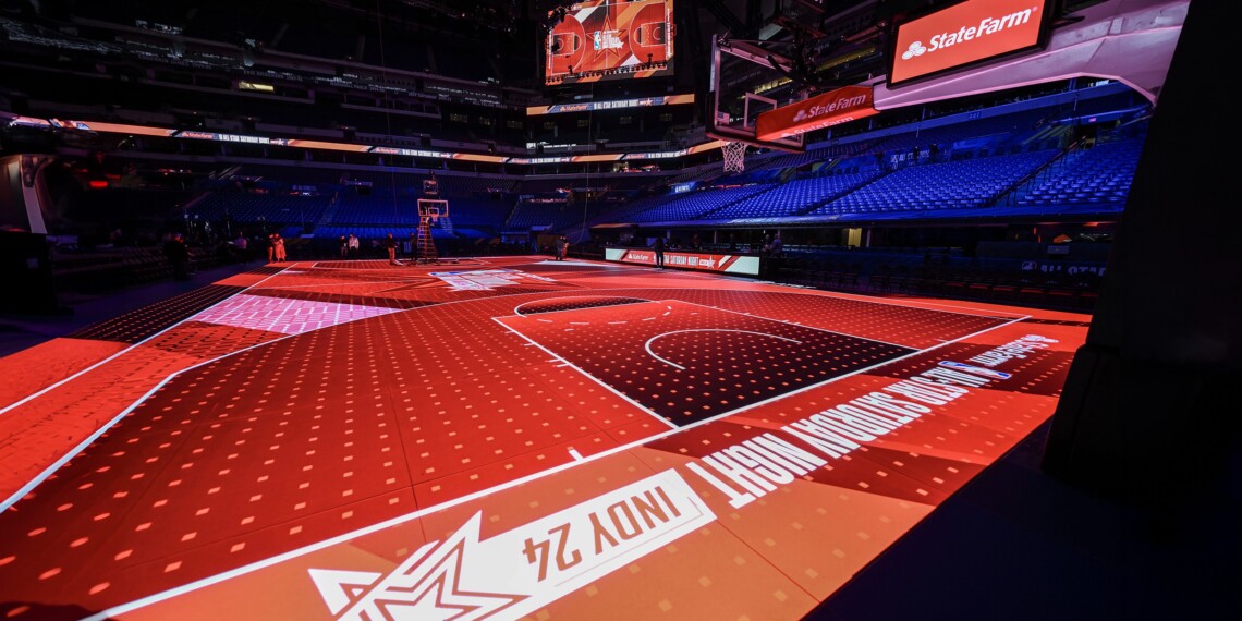 Tecnología de vidrio y LED en el All-Star Game