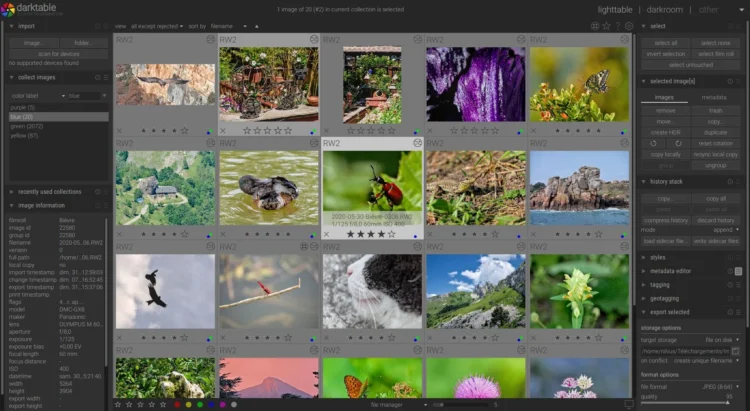 Darktable 4.8: Nuevas funciones y mejoras en edición de imágenes RAW
