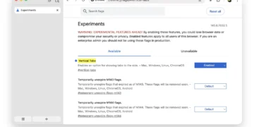 Google Chrome prueba pestañas verticales: una nueva forma de navegar
